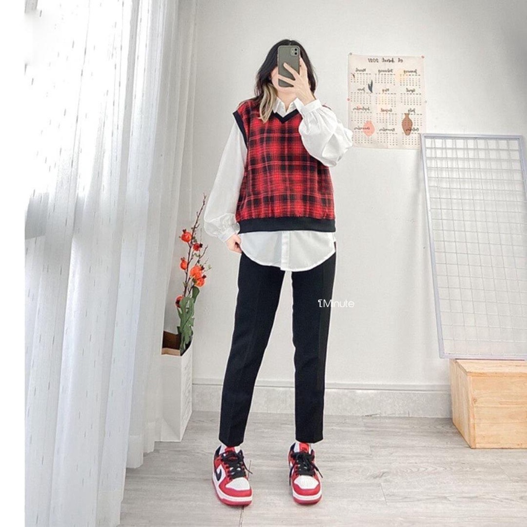 Quần Tây Baggy nữ cạp cao - Quần tây học sinh, sinh viên, công sở đẹp