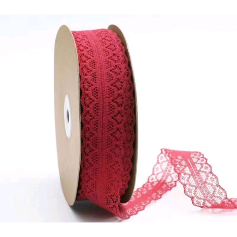 Ruy băng ren 3cm giá 1 mét nhiều màu