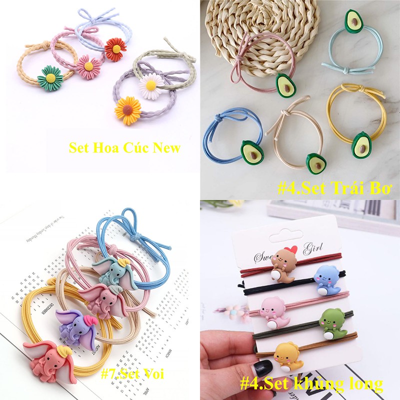 Set Buộc Tóc Dễ Thương - Siêu Bền - Giá sỉ