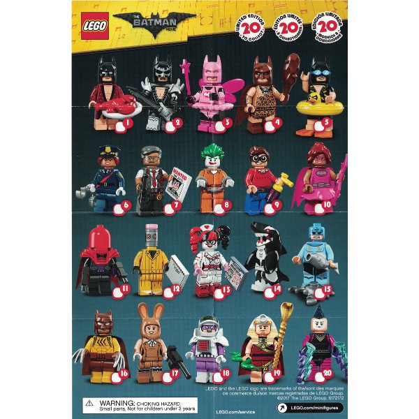Nhân vật Lego 71017 - The LEGO Batman Movie, Series 1