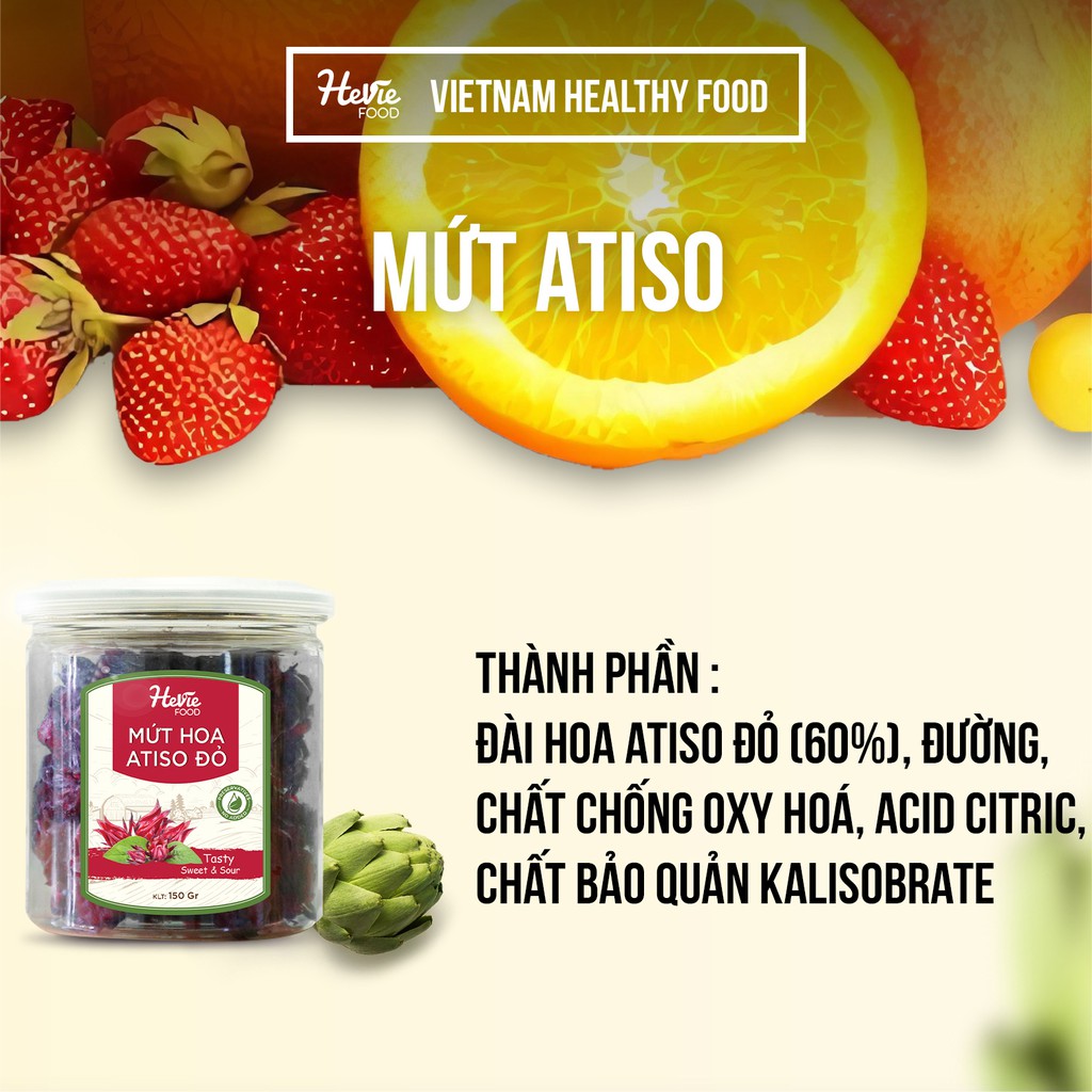 Mứt Atiso đỏ 150g HeVieFood