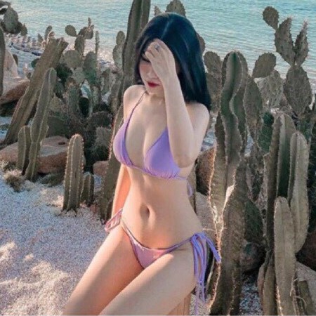 Bikini Tam Giác 2 Mảnh Màu Tím Khoai Môn - Bộ Sưu Tập Đồ Bơi Nữ | WebRaoVat - webraovat.net.vn