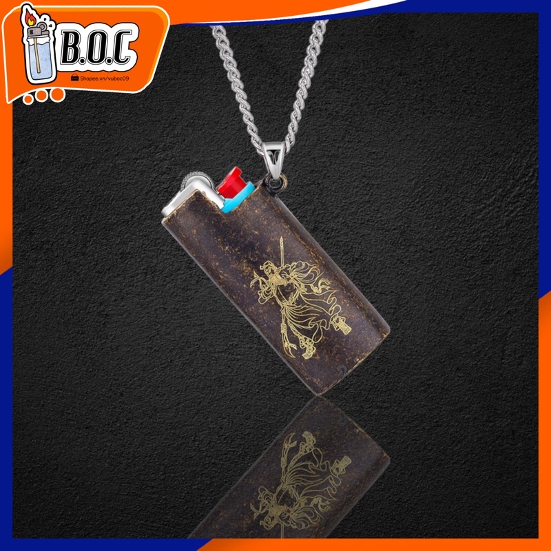 Vỏ Bic j5 Mini Kim Loại - Khắc Hình Quan Vũ