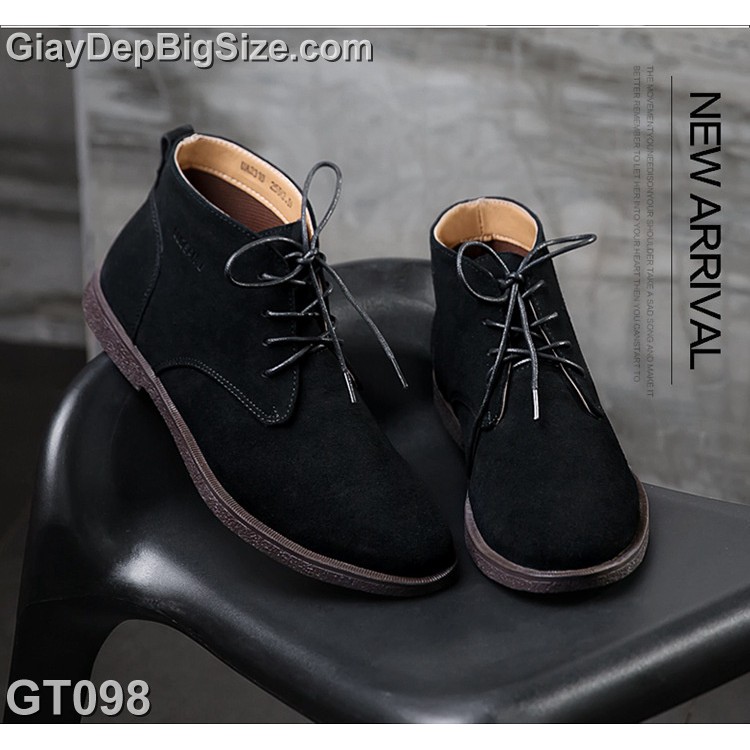 Giày Boot (bốt) Chukka-Desert, giày cổ cao big size cỡ lớn EU:45-46 cho nam chân thon cân đối