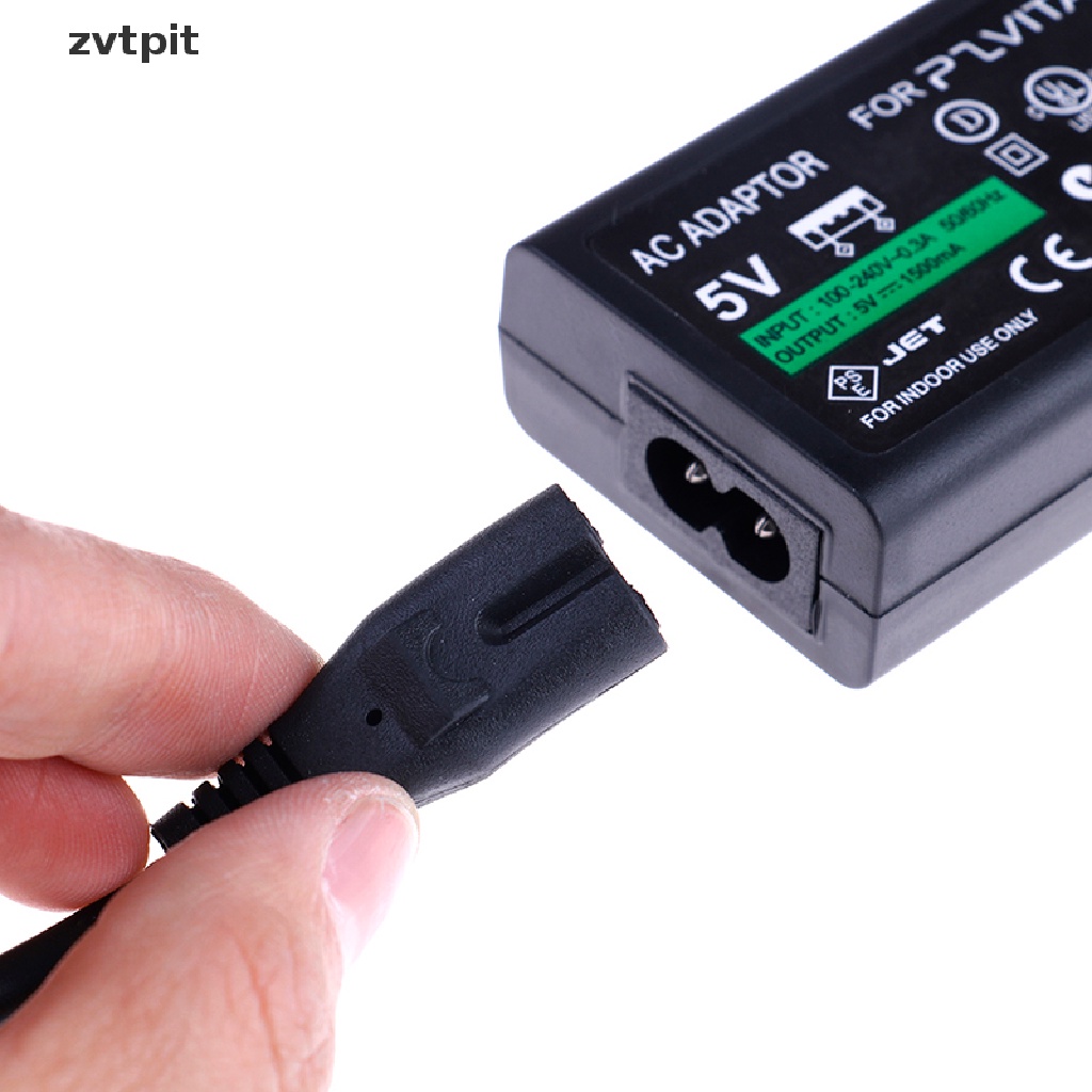 [ZVPT] 1Pc PS vita PSV AC power adapter supply convert charger + USB data cable DSF