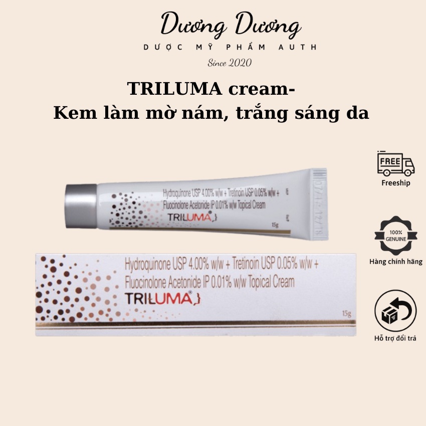 Kem mờ nám, sáng da Trịluma Cream 15g Ấn Độ