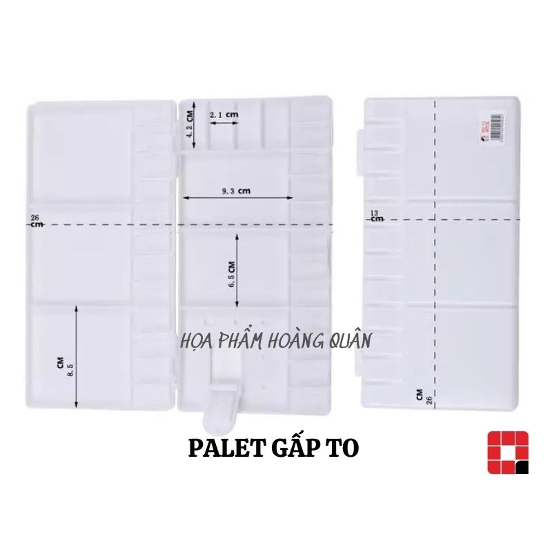 Pallet / Khay pha màu lỗ