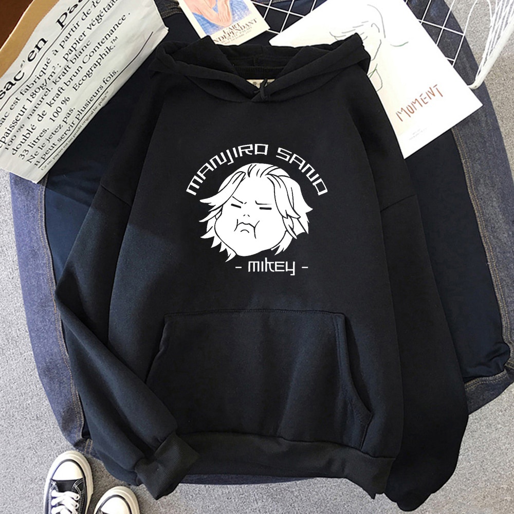 Sano Manjiro Mikey Áo Hoodie In Hình Anime Revengers Vui Nhộn Phong Cách Harajuku Cho Nam Và Nữ