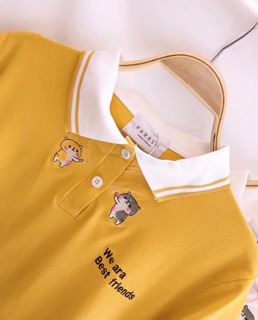 ÁO THUN CỔ BẺ SIÊU HOT