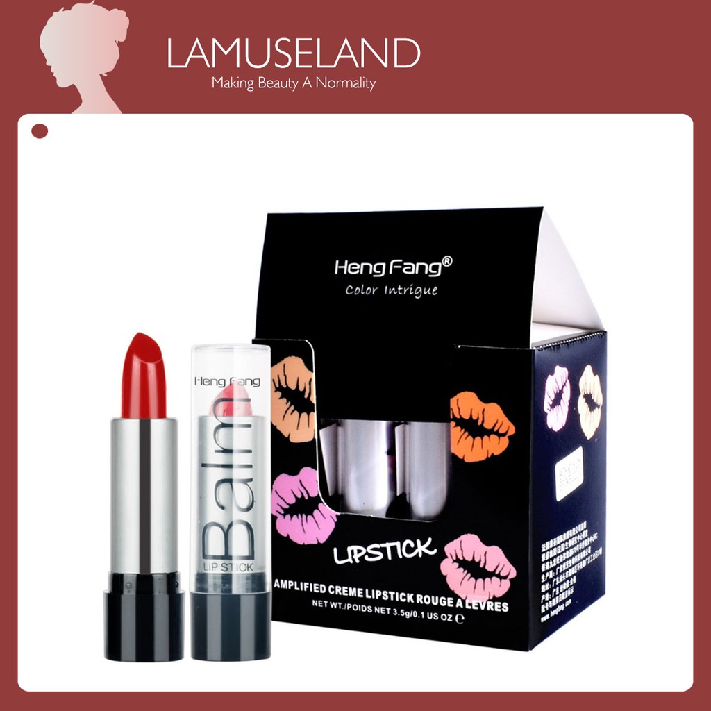 Set 12 thỏi son môi không thấm nước thương hiệu LAMUSELAND 161g H113