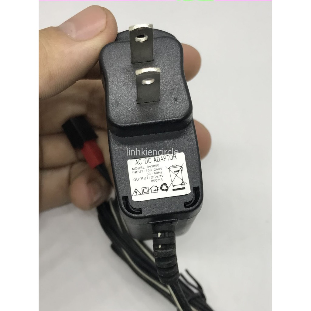 Bộ sạc pin lithium 1S cho pin 3.7V sẵn jack điện áp 4.3V 800mA - LK0259