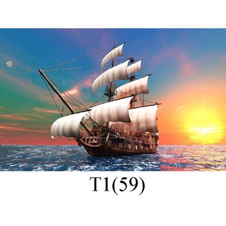 Tranh dán bể cá 3D