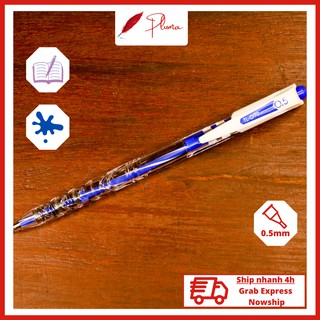 Bút bi mực xanh tl-079 cao cấp đầu 0.5mm dành cho dân văn phòng, học sinh - pluma