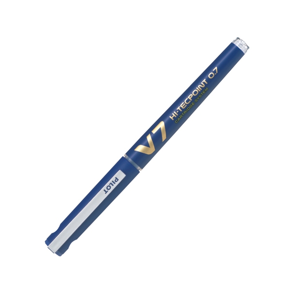 Bút Mực Nước Pilot 0.7mm Hi-Tech V7 Cartridge System - Mực Xanh - BXC-V7-L-BGD
