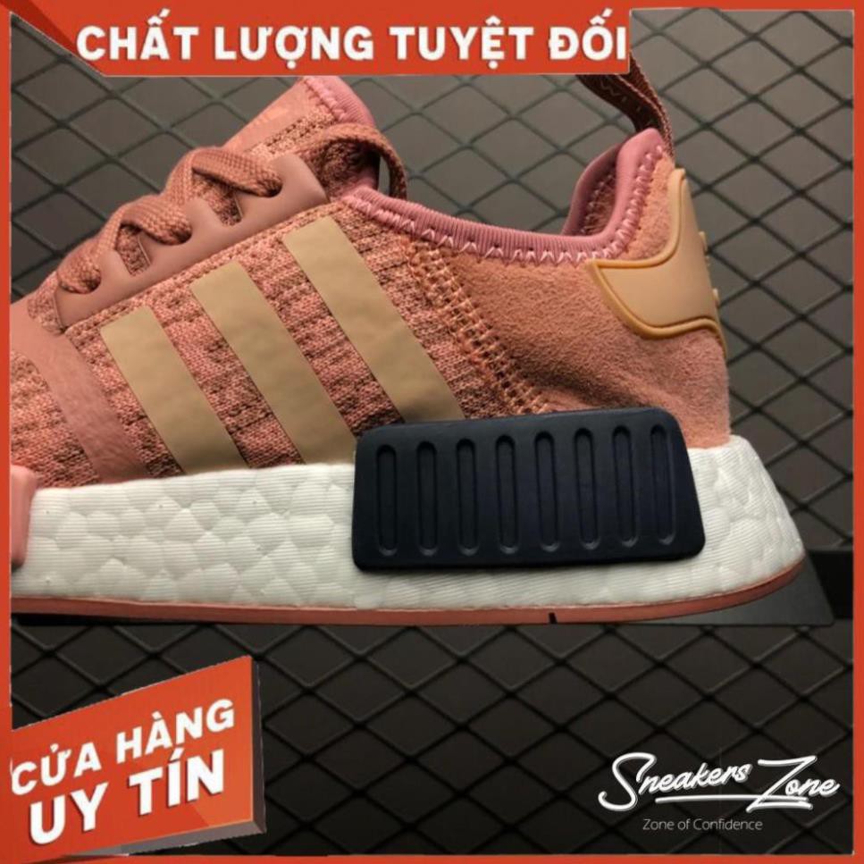 HOT (FREE SHIP + HỘP + QUÀ) Giày thể thao NMD R1 pink hồng đất siêu đẹp cho nam và nữ [Sale Sốc] BỀN ĐẸP