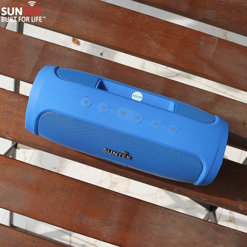 [XẢ KHO] Loa Bluetooth Không Dây SUNTEK H14 (Xanh) - Công suất 8W với 2 loa chính và 1 loa Bass Passive Radiator