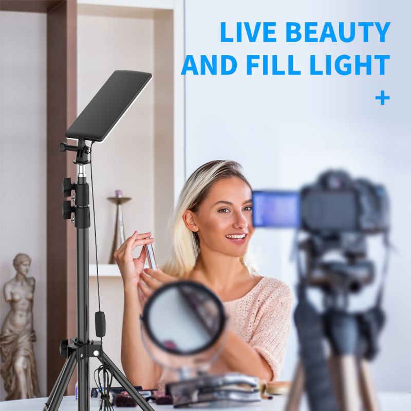 Đèn LED Chụp Ảnh Selfie Có Chân Tripod Điều Chỉnh Chiều Cao