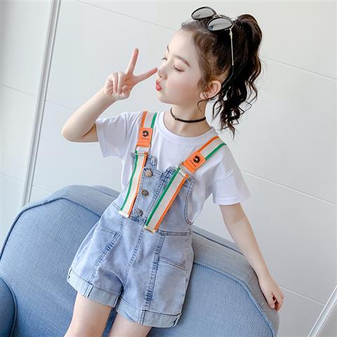 Bộ Đồ Yếm Thời Trang Mùa Hè Dành Cho Bé Gái