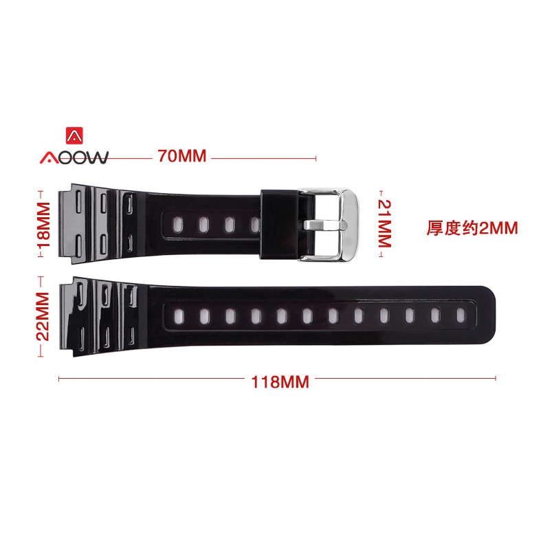 Dây Đeo Thay Thế Cao Su Chống Thấm Nước Thay Thế Cho Đồng Hồ Casio F91W F-84 F-105 108 A158 A168 AE1200 AE1300