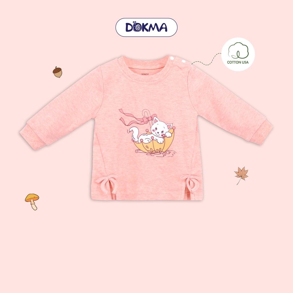 DMA382 Áo cài vai dài tay DOKMA (9-36M)