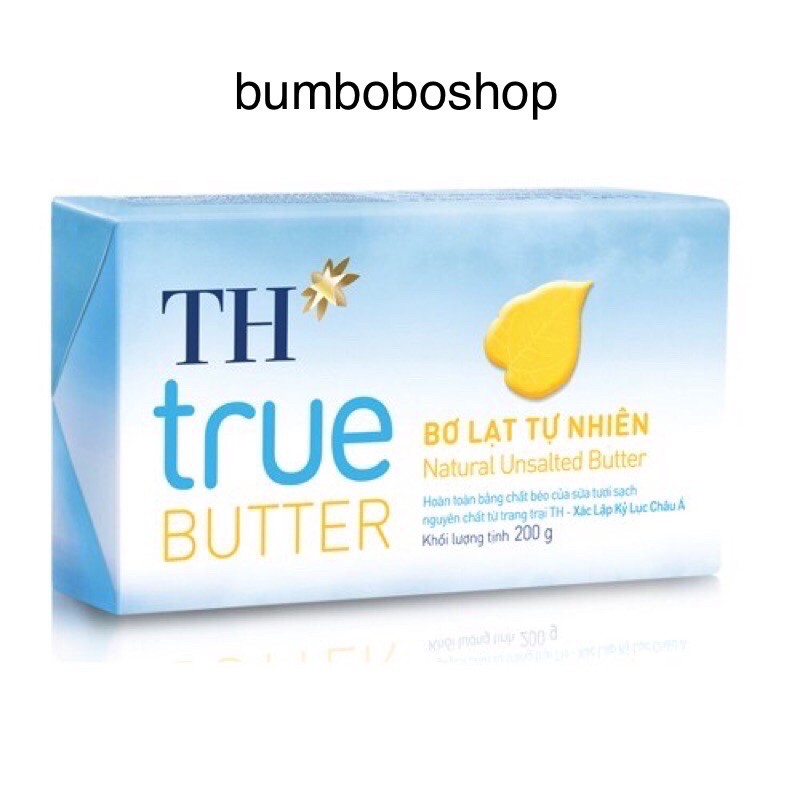 [Mã 1511FMCGSALE giảm 8% đơn 500K] Bơ lạt TH true milk 200g
