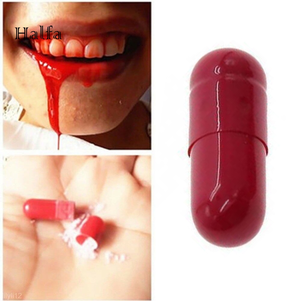 Viên thuốc máu giả trang trí Halloween | BigBuy360 - bigbuy360.vn