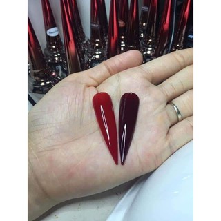 Sơn gel Mxbon tone đỏ 6 màu - Sơn móng tay gel đậm đặc lên màu chuẩn