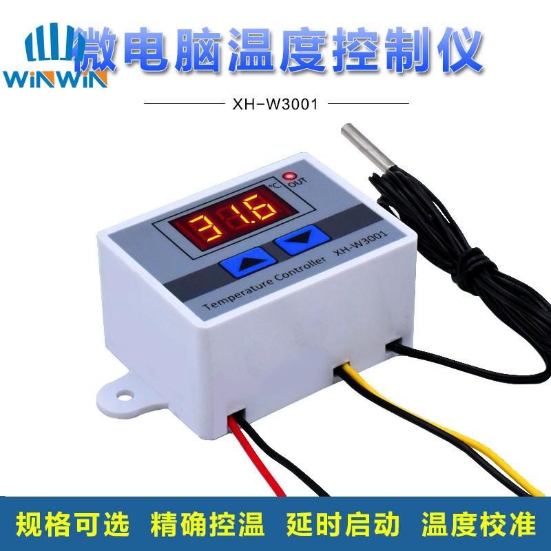 Bộ Điều Khiển Nhiệt Độ Đèn LED Kỹ Thuật Số 10A 12V 24V 220V XH-W3001