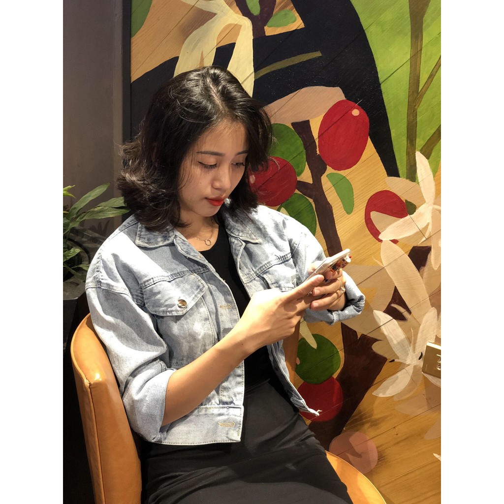 [HÀNG ĐẸP] ÁO KHOÁC JEAN NỮ CAO CẤP HÀN QUỐC