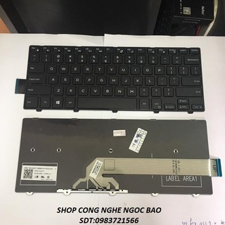 Bàn phím Laptop Dell 3441, 3442, 3443, Vostro 14-3000