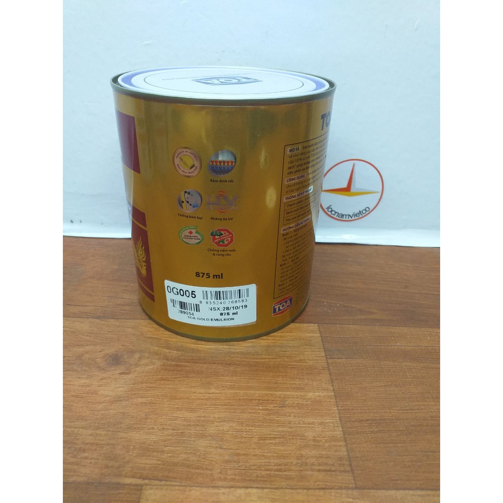 Sơn nhũ vàng TOA Gold Lacquer Dùng cho kim loại và gỗ 1 Kg