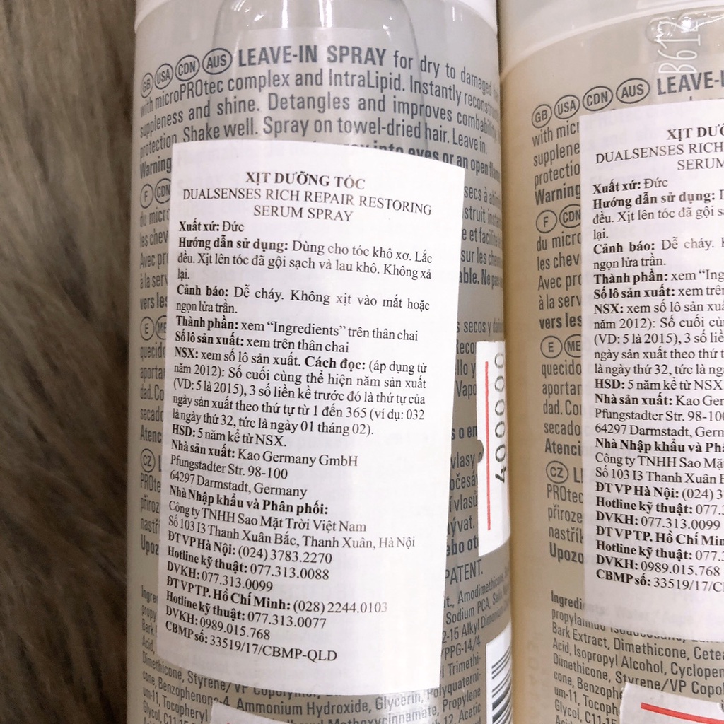 Xịt dưỡng dành cho tóc khô sơ hư tổn RICH REPAIR GOLDWELL 150ml ( hàng chính hãng )