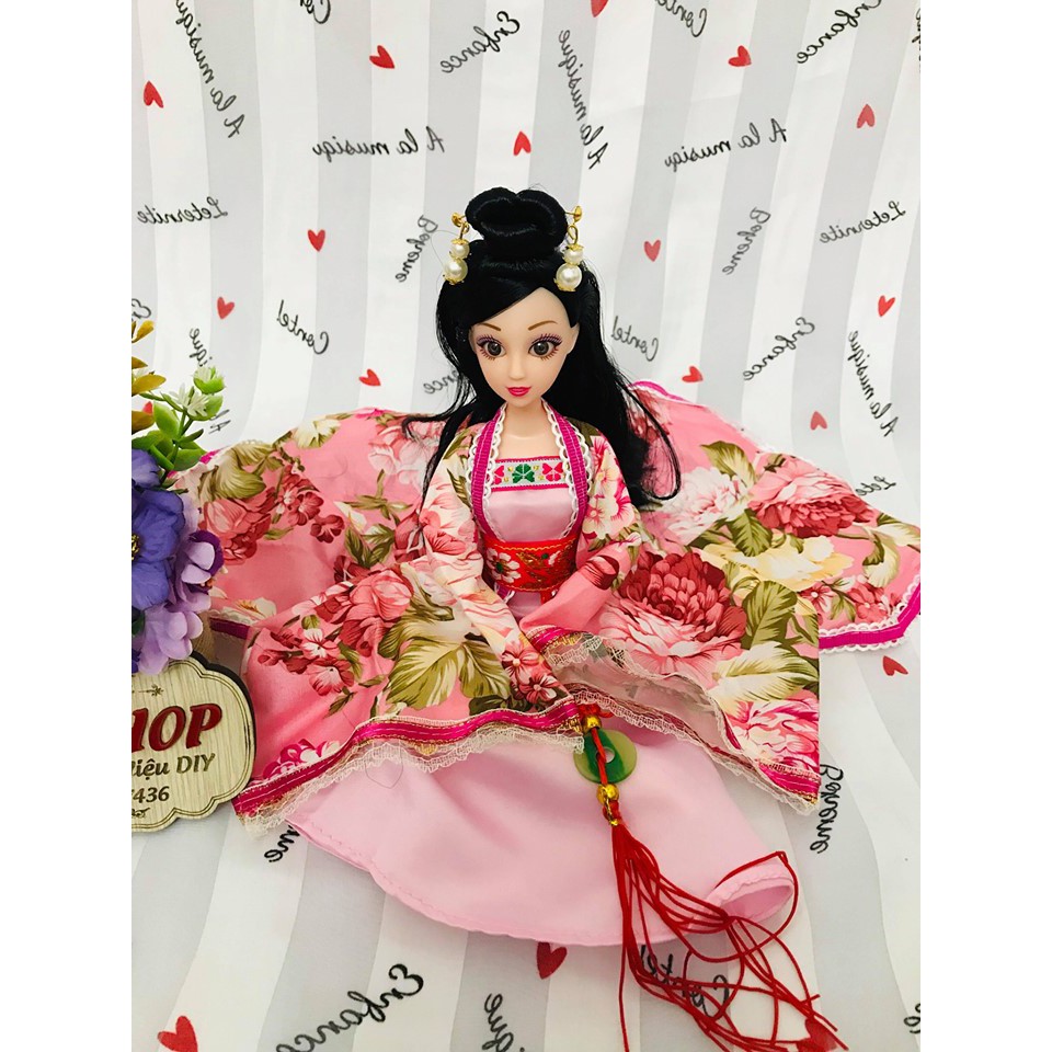 Búp bê cô tiên mắt ngọc 3D cao 30cm 1/6