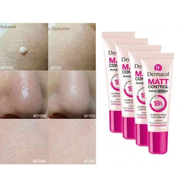 Kem Lót Cho Da Dầu Dermacol Matt Control 18h Make-up Base 20ml | BigBuy360 - bigbuy360.vn