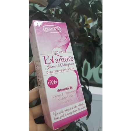 Dung dịch vệ sinh phụ nữ Evamore Hasan 120ml - Đông Anh Pharmart