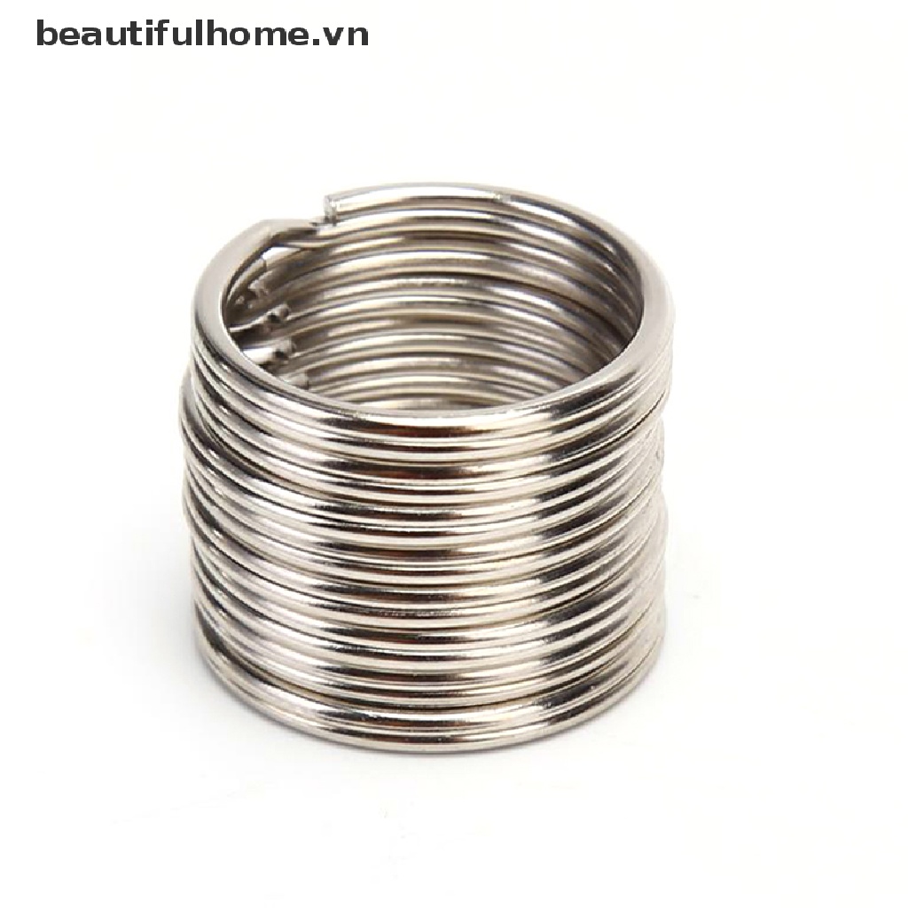 Set 100 vòng kim loại gắn móc chìa khóa