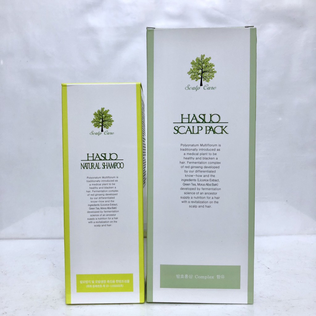 Combo gội xả chống rụng tóc và kích thích mọc tóc Hasuo 300ml/230ml
