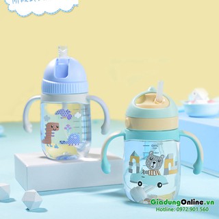 Bình Nước Có Ống Hút Lock&Lock Nhựa Tritan Cực An Toàn ABF680 - ABF682 240ml