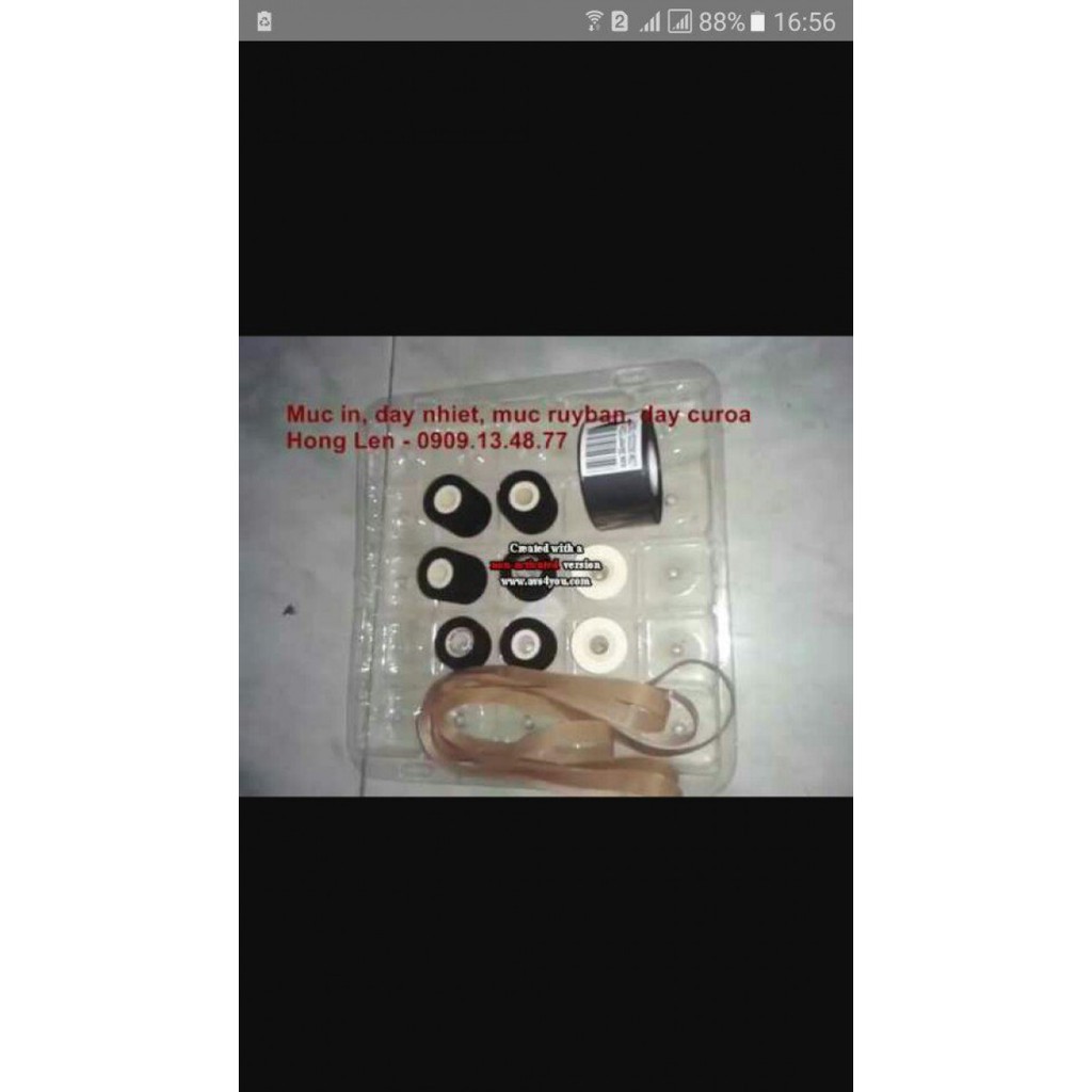 Mực nhiệt cho máy hàn liên tục FRD1000, FRM980, mực in date cho máy hàn miệng bao