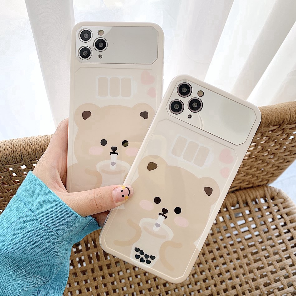 Ốp điện thoại màu kẹo họa tiết hoạt hình cho IPHONE 7 8 PLUS X XS MAX XR 11 PRO MAX SE 2020 | BigBuy360 - bigbuy360.vn