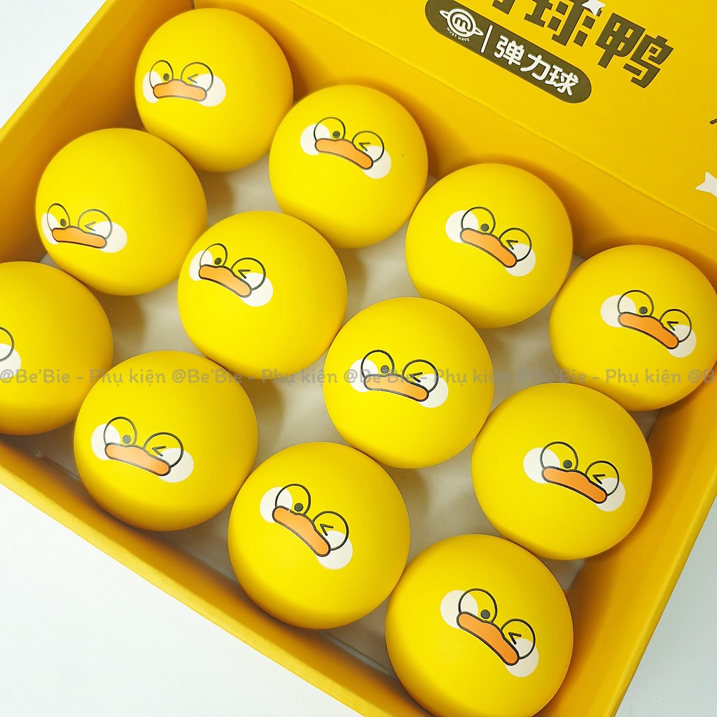 Bóng tennis hình vịt vàng xinh xinh xả stress Nomo Duck BeBie - BP547