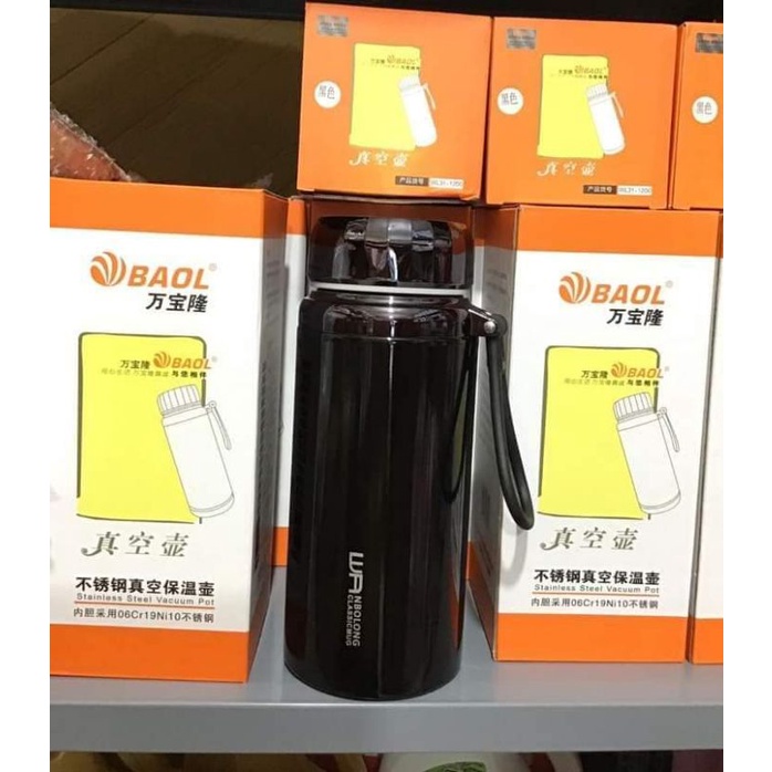 Bình giữ nhiệt Baol L31 nắp kim cương inox 304 dung tích 1000ml/1200ml/1500ml