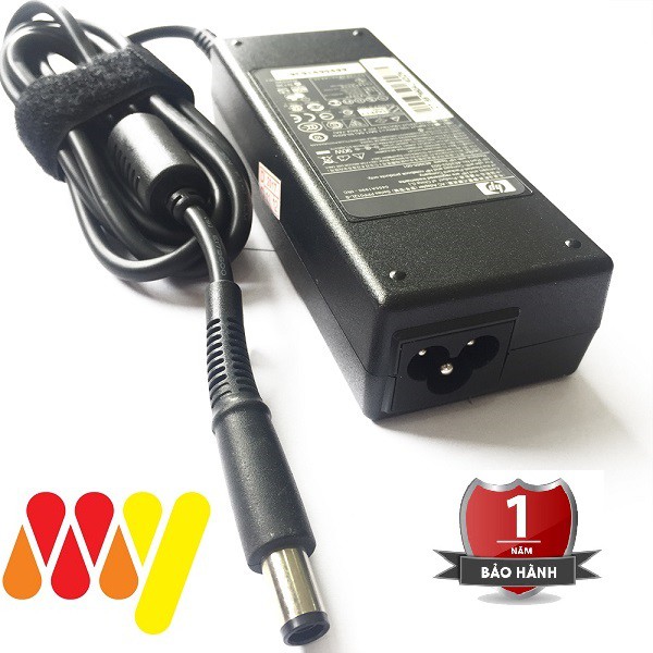 SẠC Laptop HP 4.7 Chân KIM To - 19V - 4.7A HP 8460 8470 8560P 8570P (Adapter HP 90w Tròn To) tặng kèm dây nguồn