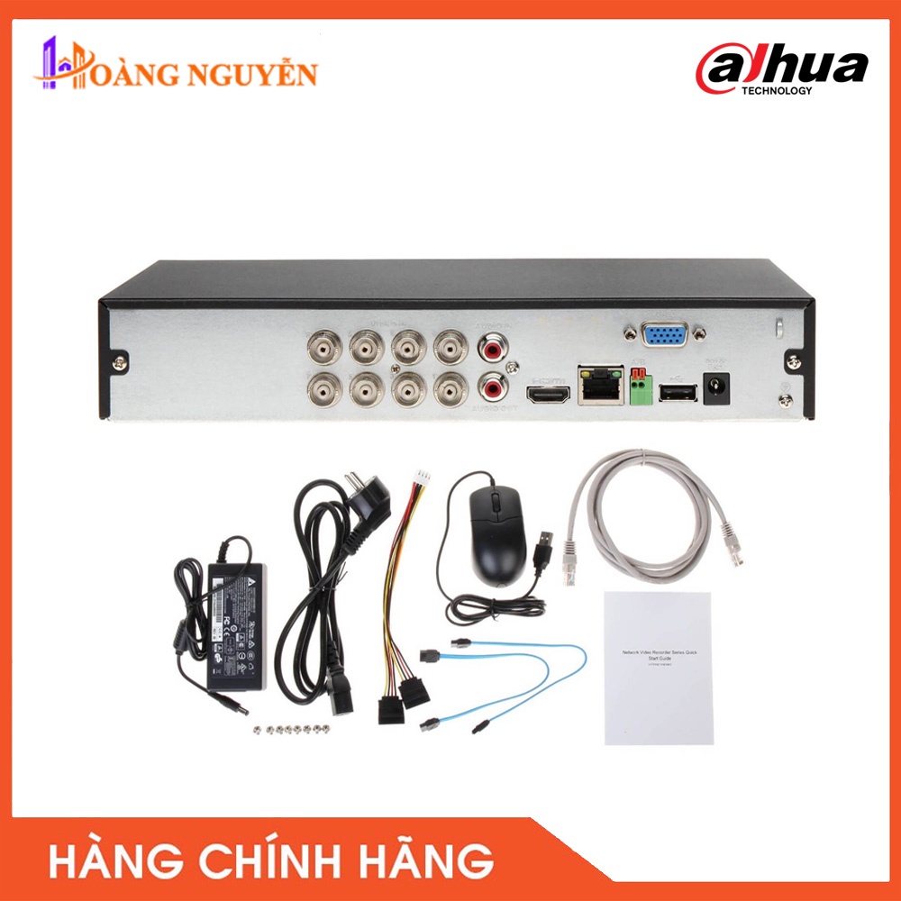 [NHÀ PHÂN PHỐI] ĐẦU GHI Dahua 8 Kênh DH-XVR5108HS-X Hỗ Trợ Camera 6MP Hàng Chính Hãng