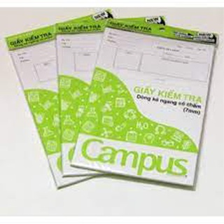 GIẤY KIỂM TRA KẺ NGANG CẤP 2 CAMPUS