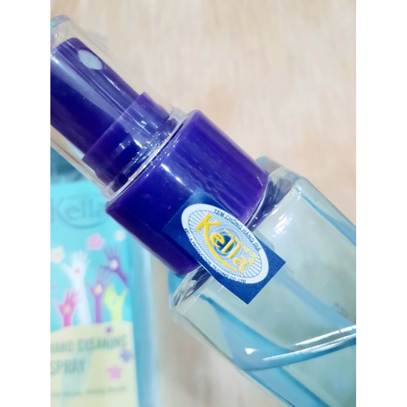 [Hàng Hot] Xịt rửa tay khô SÁT KHUẨN KELLA 100ML HƯƠNG THƠM DỄ CHỊUKHÔNG KHÔ DA dạng xịt sương đa năng trên mọi bề mặt