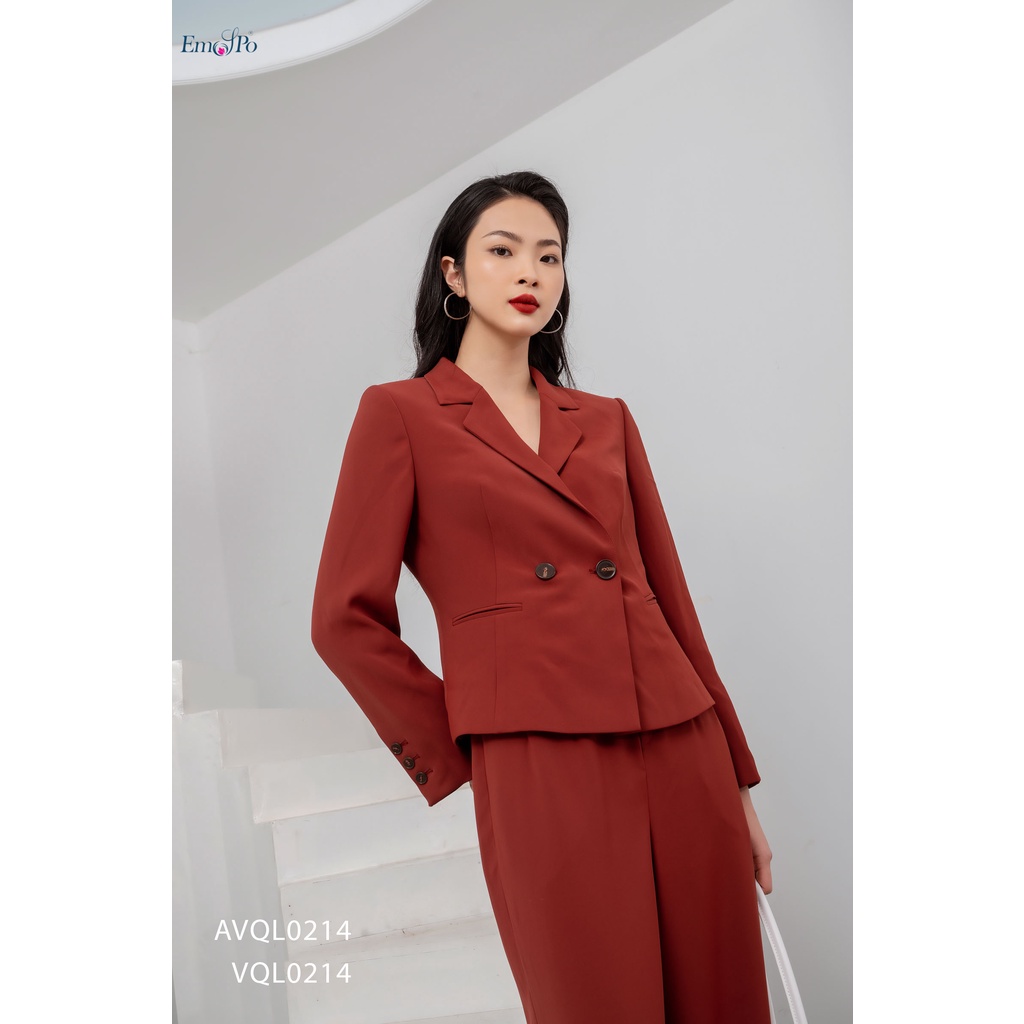 Áo vest Emspo dáng thời trang công sở AVQL0214