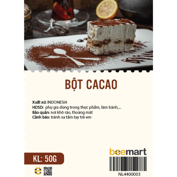 Bột cacao 50g