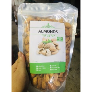 500gr Hạnh Nhân Rang Bơ Mỹ