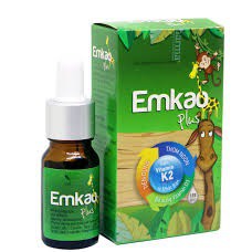 VITAMIN D3 EMKAO PLUS Bổ sung Vitamin D3 và K2, phát triển chiều cao